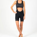 Pre-Dyed Tri Petunia Bib Short