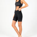 Pre-Dyed Tri Petunia Bib Short