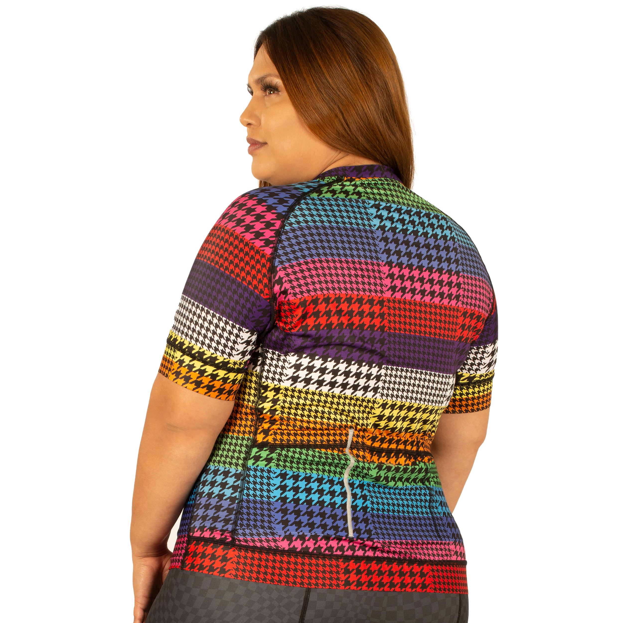 Rainbow Tonal Houndstooth Divine PLUS Jersey