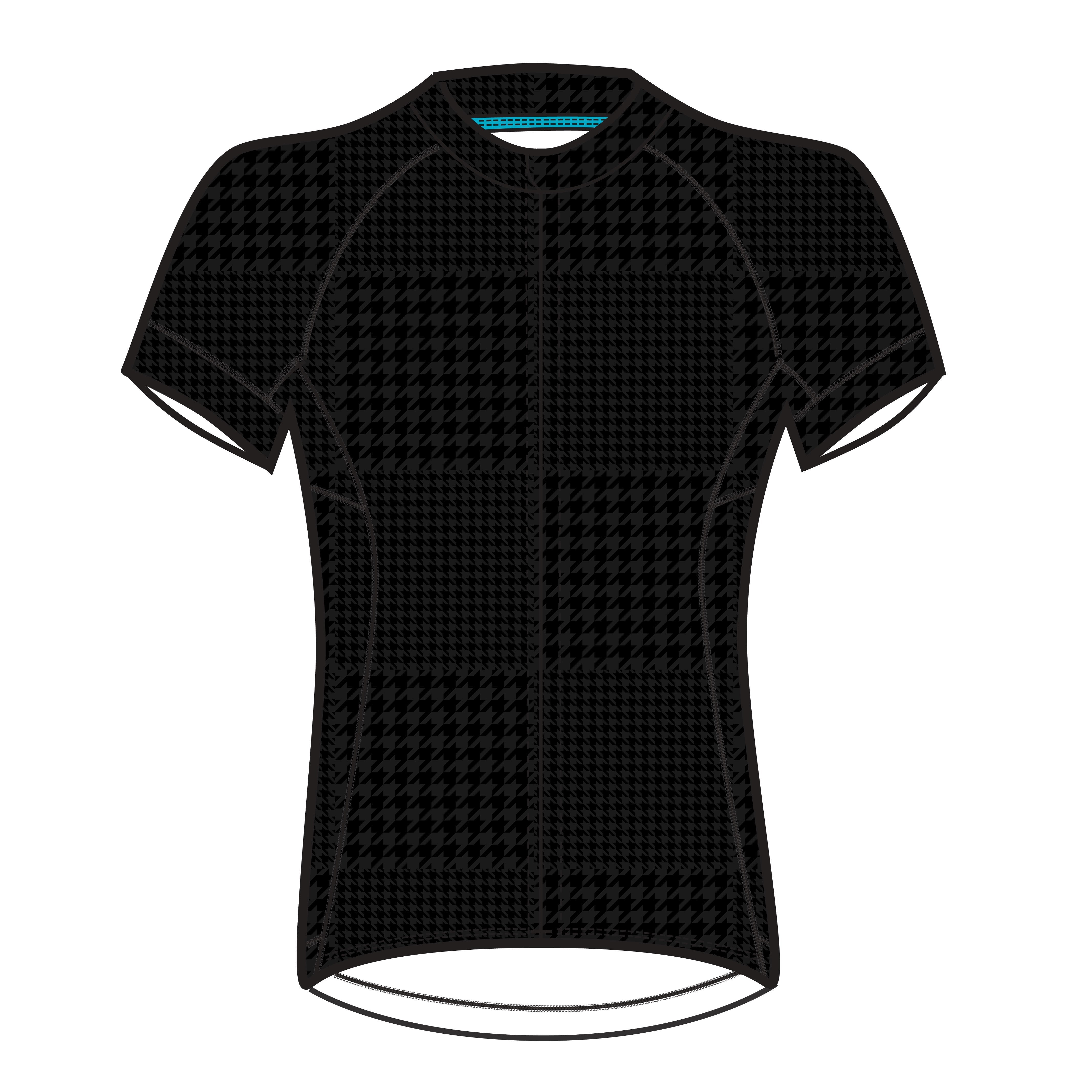 Black Tonal Houndstooth Divine Jersey