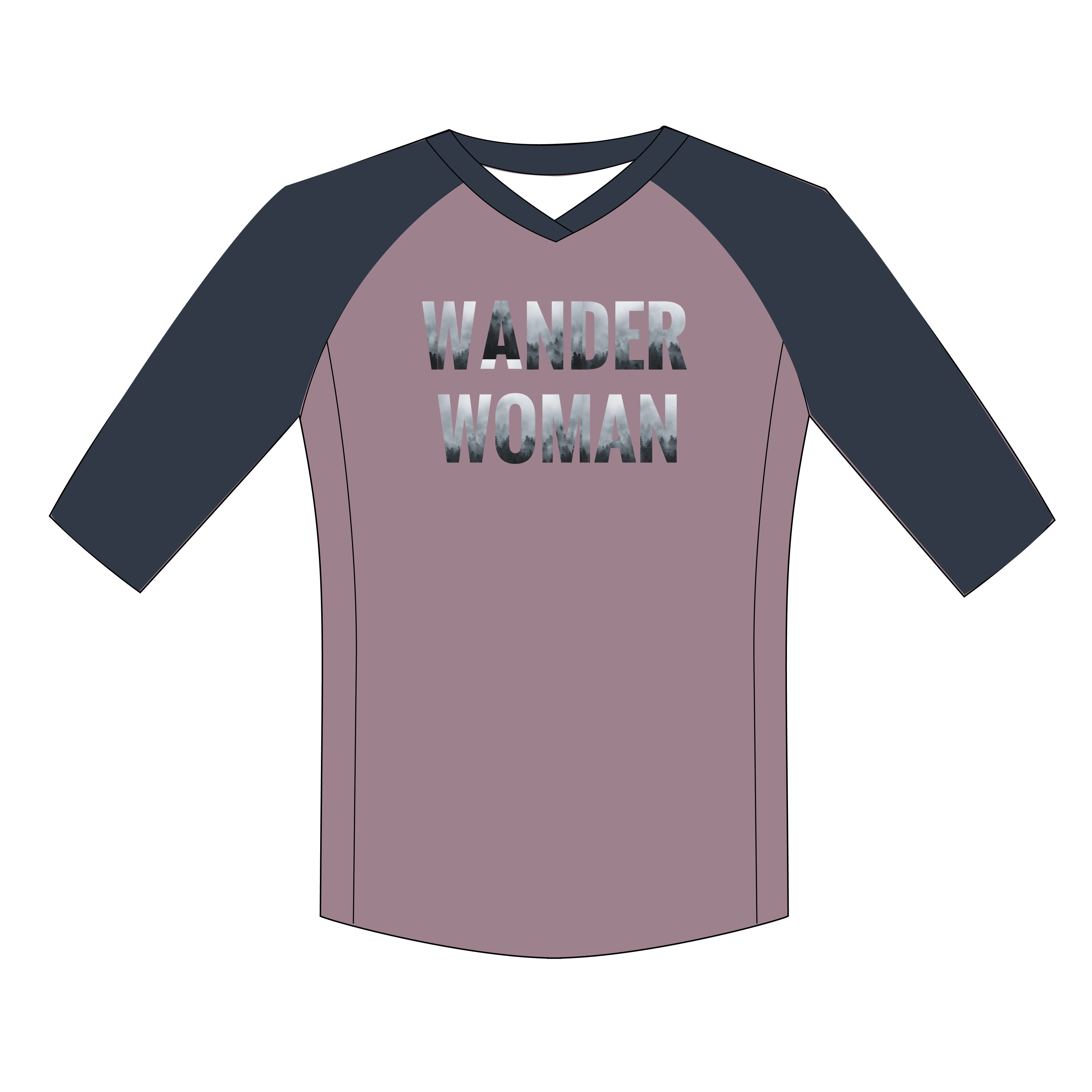 Wander Women Rally 3/4 Sleeve MTB Jersey