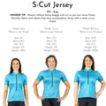 Zinnia S-Cut Jersey