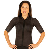 Black Tonal Houndstooth Sheena Jersey