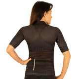 Black Tonal Houndstooth Sheena Jersey